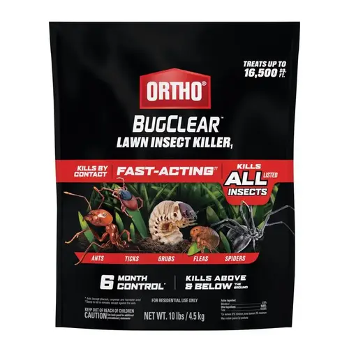 BugClear Insect Killer, Granular, Flower Beds, Home Perimeter, Lawn, Ornamentals, Vegetable Gardens Bag - pack of 4 BugClear Insect Killer, Granular, Flower Beds, Home Perimeter, Lawn, Ornamentals, Vegetable Gardens Bag - pack of 4