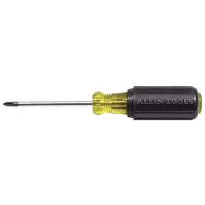 Klein Tools 603-3 Screwdriver Cushion-Grip 3" L Phillips Black Chrome