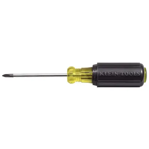Screwdriver Cushion-Grip 3" L Phillips Black Chrome