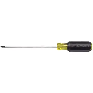 Klein Tools 603-6 Screwdriver Cushion-Grip 6" L Phillips Black Chrome