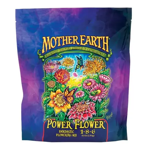 Power Flower Fantastic Flowering Mix, 4.4 lb Case, Solid, 1-8-6 N-P-K Ratio Off-White/White