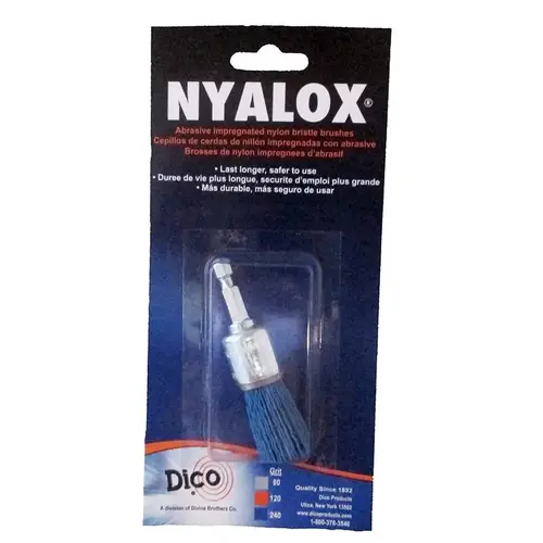 Nyalox 3/4 In. Medium & Fine Drill-Mounted Wire Brush Nyalox 3/4 In. Medium & Fine Drill-Mounted Wire Brush
