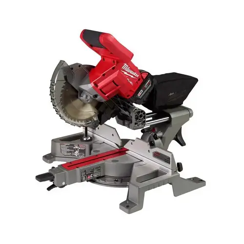 M18 FUEL Miter Saw, Battery, 7-1/4 in Dia Blade, 5000 rpm Speed, 48 deg Max Miter Angle Black/Red M18 FUEL Miter Saw, Battery, 7-1/4 in Dia Blade, 5000 rpm Speed, 48 deg Max Miter Angle Black/Red