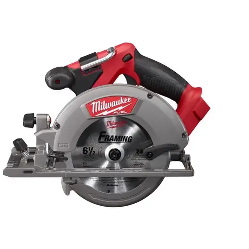 Circular Saw, Tool Only, 18 V, 4 Ah, 6-1/2 in Dia Blade, 50 deg Bevel, 2-3/16 in D Cutting Circular Saw, Tool Only, 18 V, 4 Ah, 6-1/2 in Dia Blade, 50 deg Bevel, 2-3/16 in D Cutting