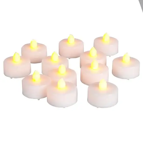 Flameless Flickering Candle Darice Ivory No Scent Scent Tealight 1 oz Ivory Flameless Flickering Candle Darice Ivory No Scent Scent Tealight 1 oz Ivory