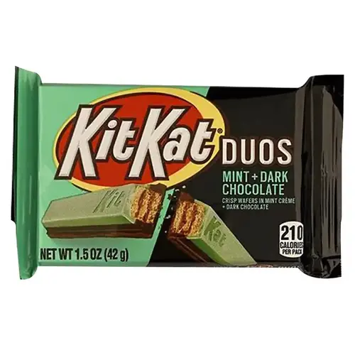 Candy Bar DUOS Dark Chocolate/Mint 1.5 oz
