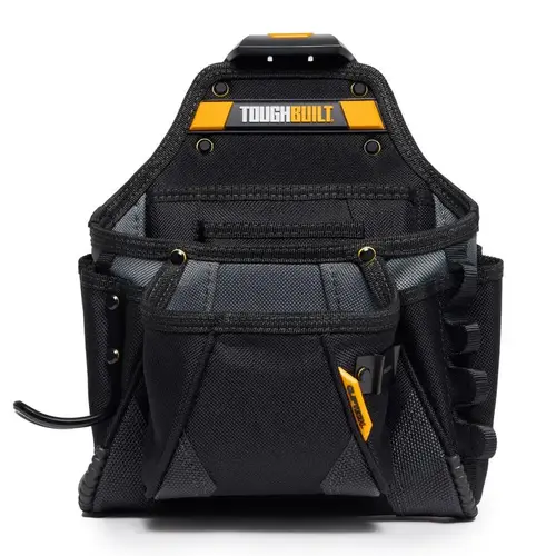 Tool Pouch 12.9" W X 13.25" H Polyester Contractor 23 pocket Black Black Tool Pouch 12.9" W X 13.25" H Polyester Contractor 23 pocket Black Black
