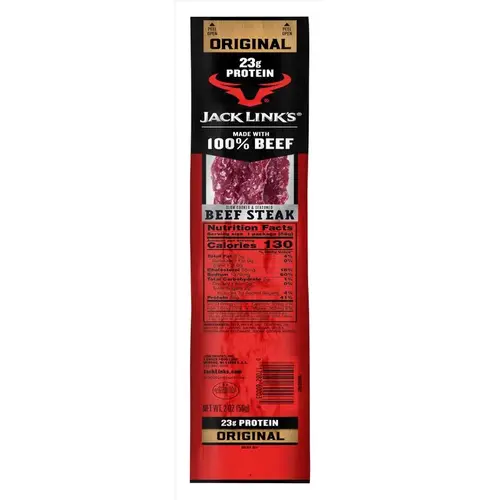 Jack Link'S Jumbo Original Beef Steak 2 Oz Package Of 12
