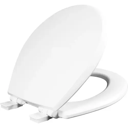 Toilet Seat Slow Close Round White Molded Wood Gloss Toilet Seat Slow Close Round White Molded Wood Gloss