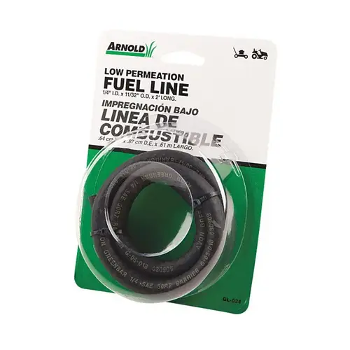 GL-024 Low Permeation Fuel Line, 1/4 in ID, 2 ft L, Clear GL-024 Low Permeation Fuel Line, 1/4 in ID, 2 ft L, Clear