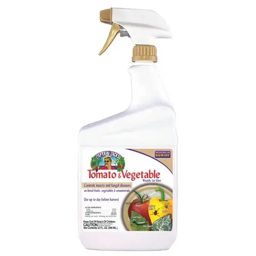 Insect, Disease & Mite Control Tomato & Vegetable 3" 1 Organic Liquid 32 oz Light Yellow/Opaque - pack of 6 Insect, Disease & Mite Control Tomato & Vegetable 3" 1 Organic Liquid 32 oz Light Yellow/Opaque - pack of 6
