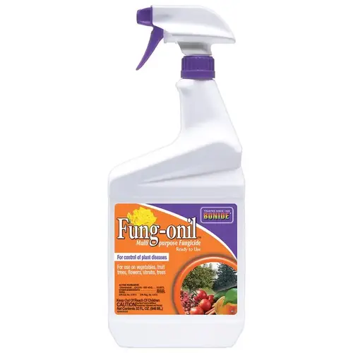 Fung-onil Multi-Purpose Fungicide for Plant Disease, Controls Blight, Mildew & More, 32 oz. Spray Milky Fung-onil Multi-Purpose Fungicide for Plant Disease, Controls Blight, Mildew & More, 32 oz. Spray Milky