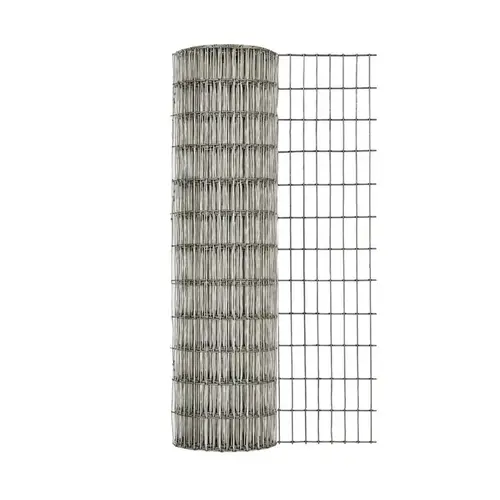Wire Cage 24" H X 24" W X 25 ft. L Steel 1" W Mesh Gray/Silver Wire Cage 24" H X 24" W X 25 ft. L Steel 1" W Mesh Gray/Silver