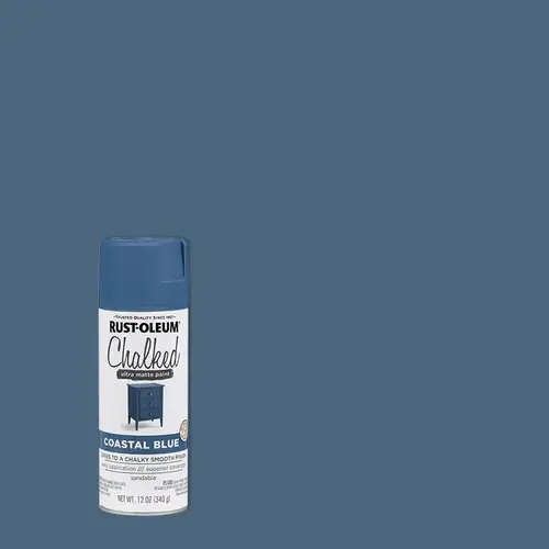 Ultra Matte Spray Paint, Ultra Matte, Coastal Blue, 12 oz, Aerosol Can Ultra Matte Spray Paint, Ultra Matte, Coastal Blue, 12 oz, Aerosol Can
