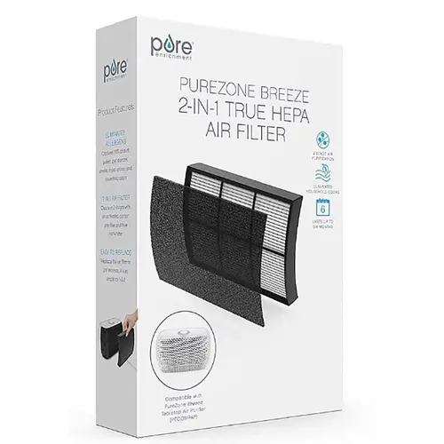 Air Purifier Filter PureZone 5-3/4" H X 1/4" W Rectangular HEPA