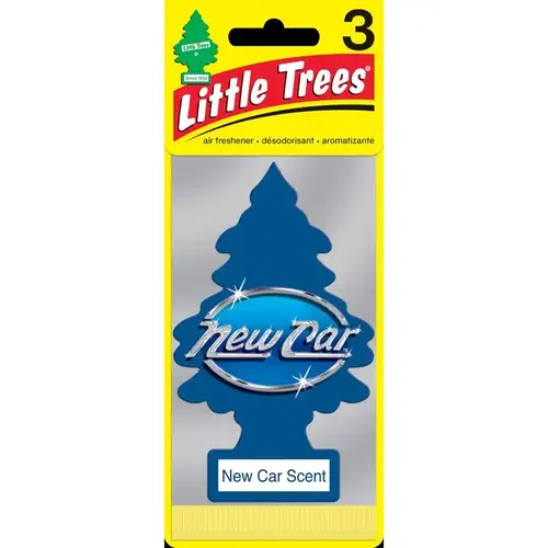 Car Air Freshener, New Car, 3-Pk. Blue Car Air Freshener, New Car, 3-Pk. Blue