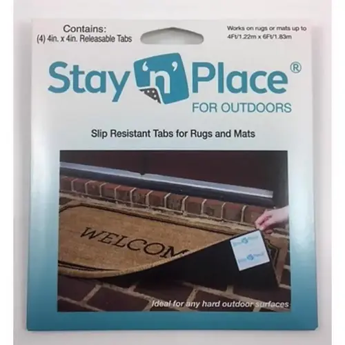 Floor Protection 4" W X 4" L Cloth/Plastic Green Green