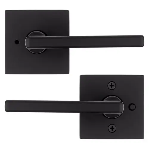 Kwikset 97300-949 730HFL SQT 514 CP Halifax Privacy - Matte Black