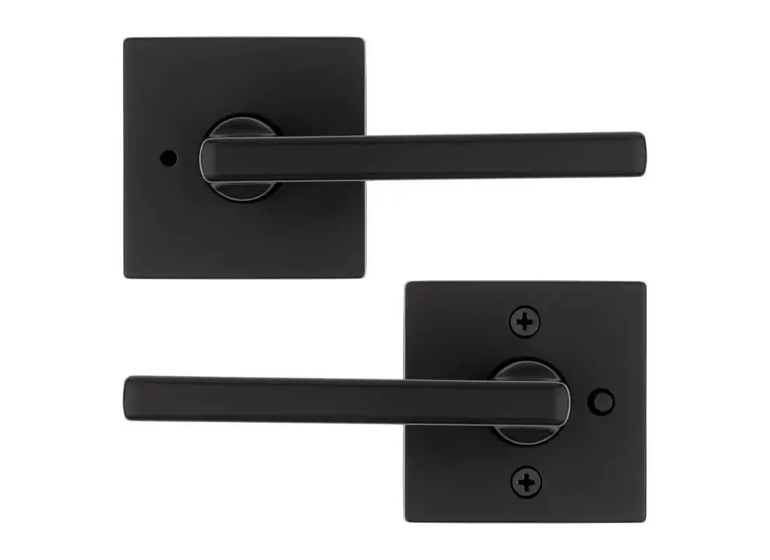 Kwikset 97300-949 730HFL SQT 514 CP Halifax Privacy - Matte Black