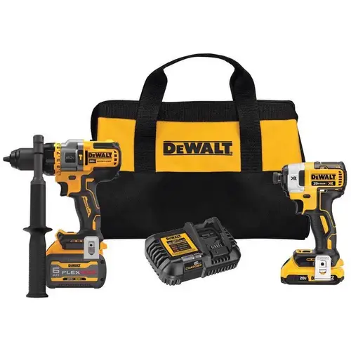 20V MAX Combination Kit, Battery Included, 20/60 V, 2-Tool, Lithium-Ion Battery Yellow 20V MAX Combination Kit, Battery Included, 20/60 V, 2-Tool, Lithium-Ion Battery Yellow