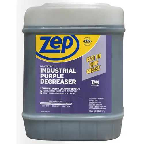 ZU08565G Cleaner and Degreaser, 5 gal Pail, Liquid, Characteristic, Mild Purple