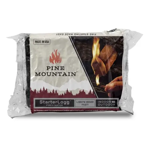 Fire Starter Starter Logg Pine Sawdust 30 min 4 pk Fire Starter Starter Logg Pine Sawdust 30 min 4 pk
