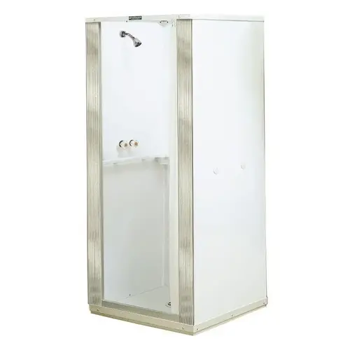 Shower Stall Durastall 75.5" H X 36.5" W X 36.5" L White White
