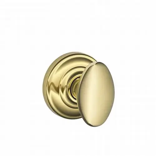 Siena Knob with Andover Rose Passage Lock with 16080 Latch and 10027 Strike Lifetime Brass Finish Siena Knob with Andover Rose Passage Lock with 16080 Latch and 10027 Strike Lifetime Brass Finish
