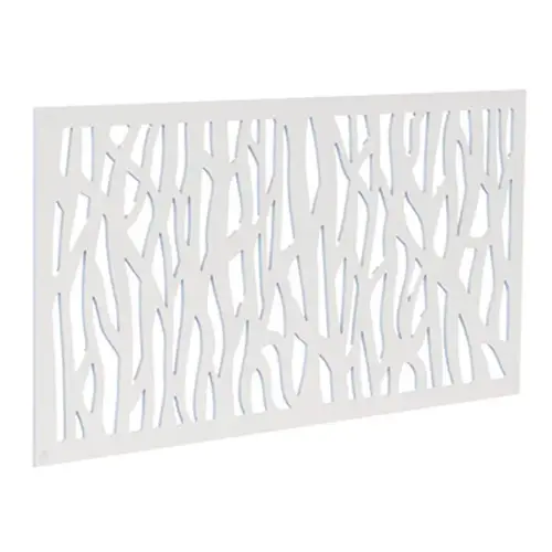 Screen Panel Sprig 2 ft. W X 4 ft. L White Polymer White Screen Panel Sprig 2 ft. W X 4 ft. L White Polymer White
