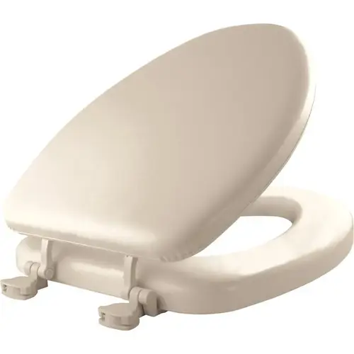 Elongated Closed Front Premium Soft Bone Toilet Seat
