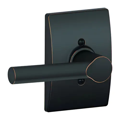 Broadway Lever with Century Rose Half Dummy Aged Bronze Finish Broadway Lever with Century Rose Half Dummy Aged Bronze Finish