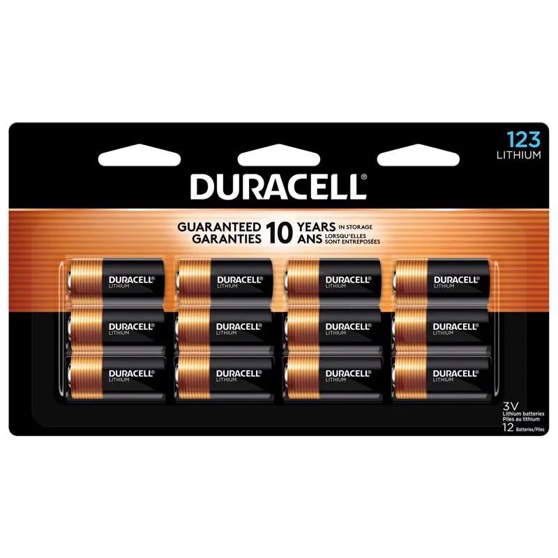 DURACELL Battery Lithium 123 3 V 037506 DURACELL Battery Lithium 123 3 V 037506
