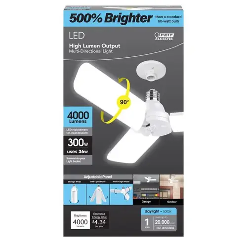 LED HID Bulb 40 W ED26 4000 lm Daylight Specialty Frosted LED HID Bulb 40 W ED26 4000 lm Daylight Specialty Frosted