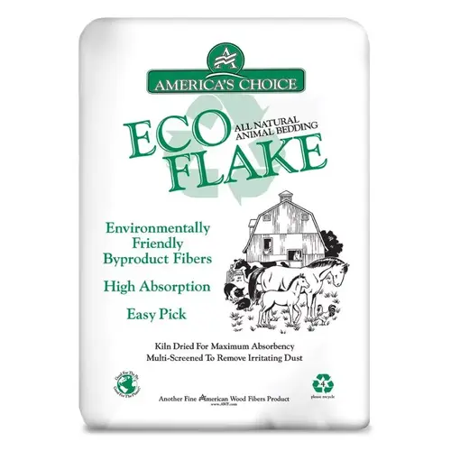 Animal Bedding Eco Flake 5.5 cu ft Wood Natural