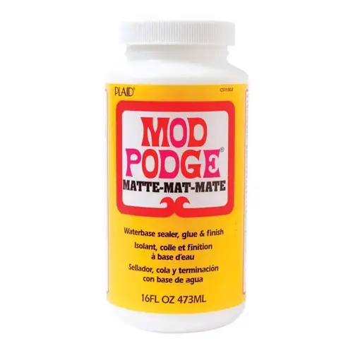Adhesive Kit Mod Podge High Strength Glue 16 oz White Matte Adhesive Kit Mod Podge High Strength Glue 16 oz White Matte