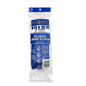 Film-Gard 626204 Drop Cloth 9 ft. W X 12 ft. L X 0.5 mil T Plastic Clear