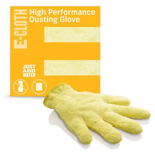 Dusting Glove High Performance Microfiber 10" W X 8" L Yellow Dusting Glove High Performance Microfiber 10" W X 8" L Yellow