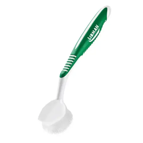 Dish Brush 3" W Soft Bristle 9" Polypropylene Handle White