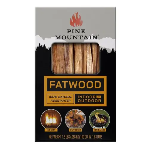 Fire Starter Starter Stikk Fatwood 30 min 1.5 lb Fire Starter Starter Stikk Fatwood 30 min 1.5 lb