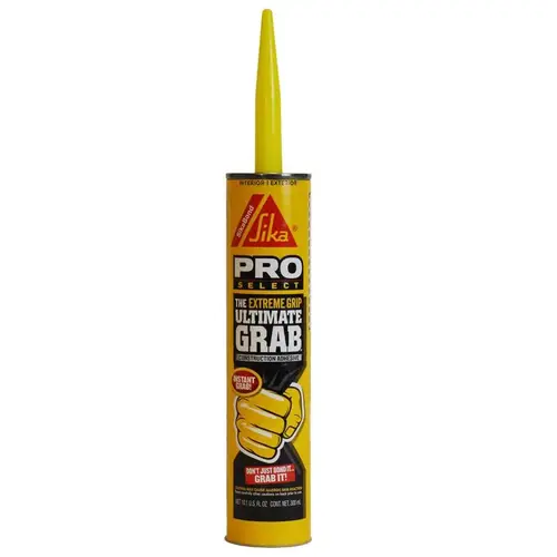 Construction Adhesive Ultimate Grab Polyurethane 10.1 oz Gray