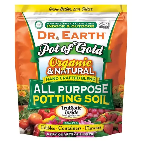Pot of Gold 8 Qt. 1/3 Lb. All Purpose Container Potting Soil Pot of Gold 8 Qt. 1/3 Lb. All Purpose Container Potting Soil