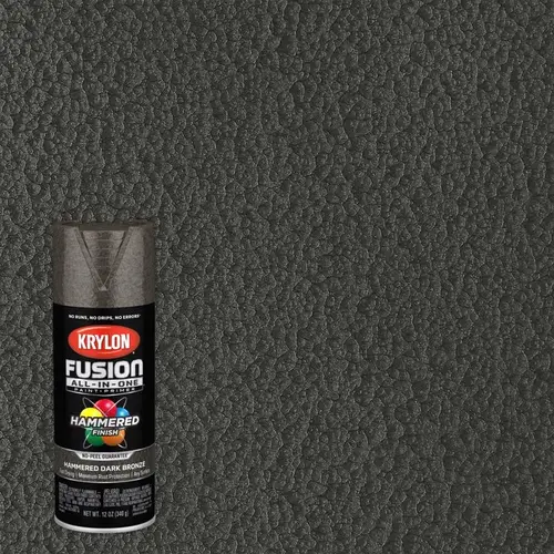 Fusion Primer and Spray Paint, Dark Bronze, 12 oz, Aerosol Can Fusion Primer and Spray Paint, Dark Bronze, 12 oz, Aerosol Can