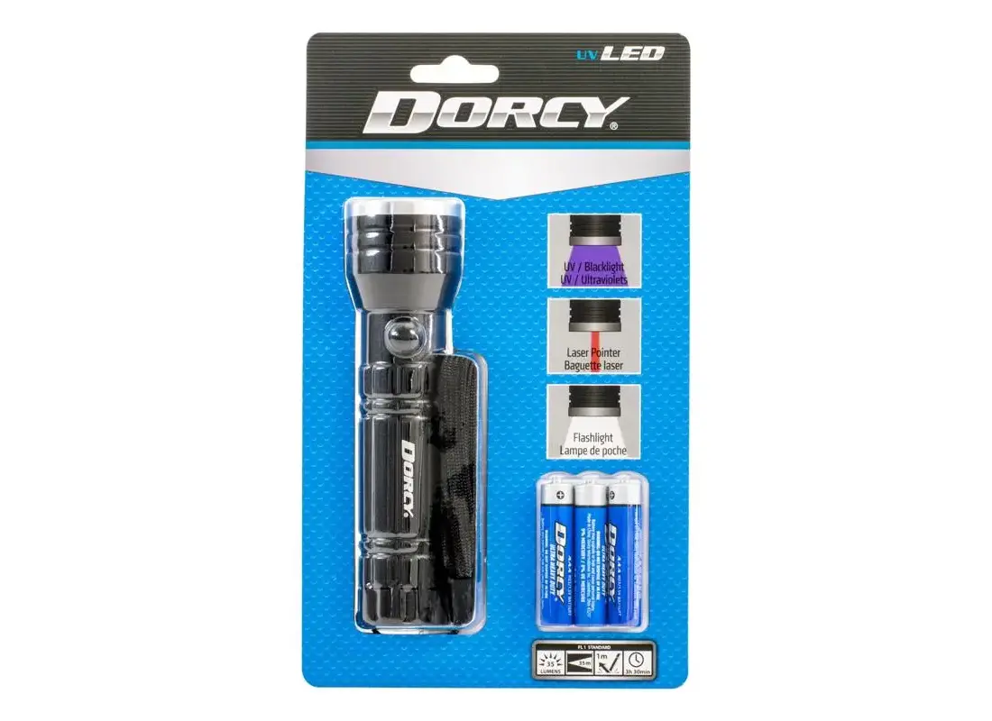 dorcy rechargeable led aluminium flashlight USB Aluminum Crafted from premium pro military Dorcy® 100-Lumen Ultra HD Aluminum