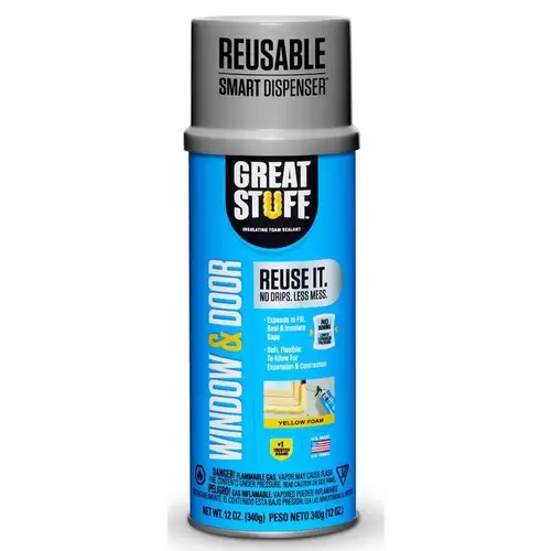 PRO Insulating Foam Sealant, Yellow, 12 oz - pack of 12