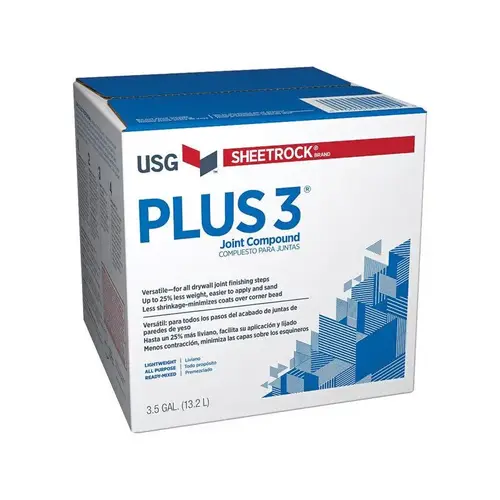 Joint Compound Plus 3 White All Purpose 3.5 gal White Off-White
