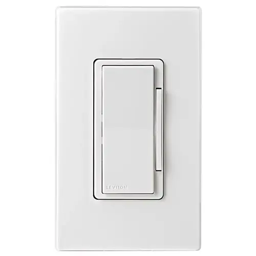 Dimmer Switch Decora White Toggle Smart-Enabled White Dimmer Switch Decora White Toggle Smart-Enabled White
