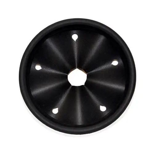 Garbage Disposal Splash Guard, 3-3/8 in W, Plastic, Black Garbage Disposal Splash Guard, 3-3/8 in W, Plastic, Black