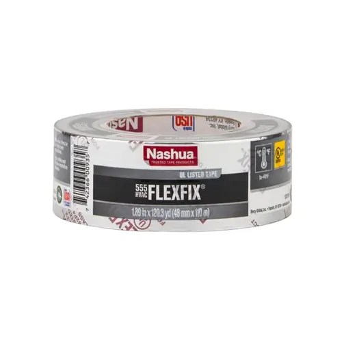 Metallic Flexfix Tape, 1.89 In. x 120-Yd. Black