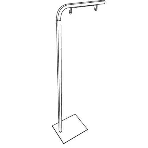 Industrial Display Stand 52" H X 10" W X 14" L Black Sign Aluminum Black Industrial Display Stand 52" H X 10" W X 14" L Black Sign Aluminum Black