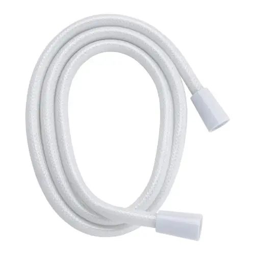 Shower Hose Stylewise White Vinyl 60"ch in. White